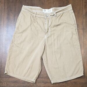 BKE Men's Tan Flat Front Shorts